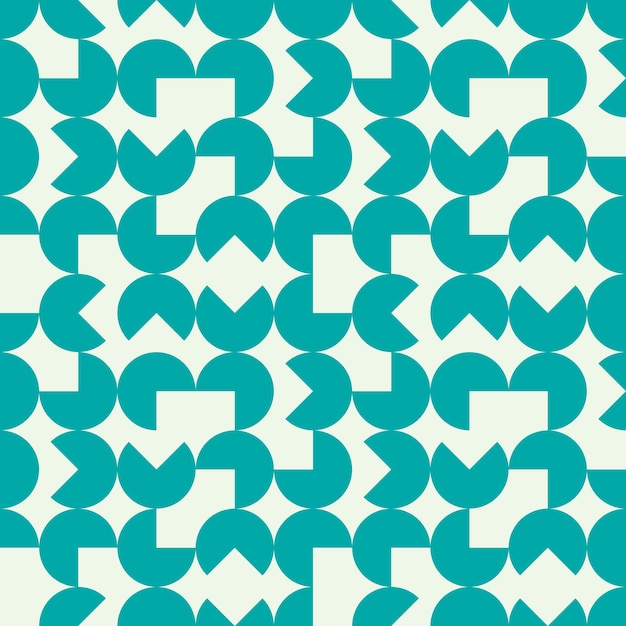 Patrón sin fin de vectores compuesto por formas geométricas. el azulejo gráfico con textura ornamental se puede utilizar en textiles y diseño.