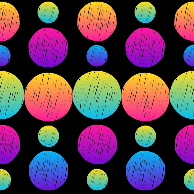 Patrón sin fisuras de arco iris abstracto. Fondo de muestra moderno para tarjeta de cumpleaños, invitación a fiesta infantil, papel tapiz, papel de regalo navideño, cartel de venta de tienda, impresión de bolsa, camiseta, publicidad de taller
