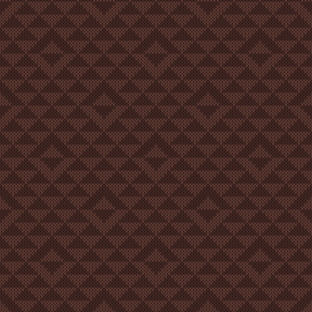 Patrón sin fisuras azteca tribal tradicional. Diseño de suéter de tejer. Textura de punto de lana