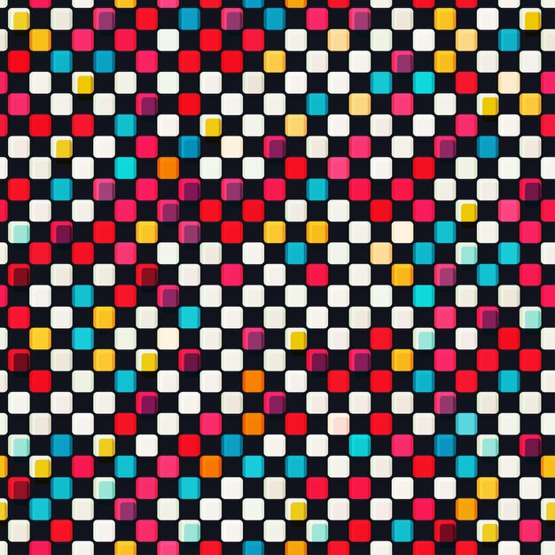 Patrón sin fisuras de azulejos de colores