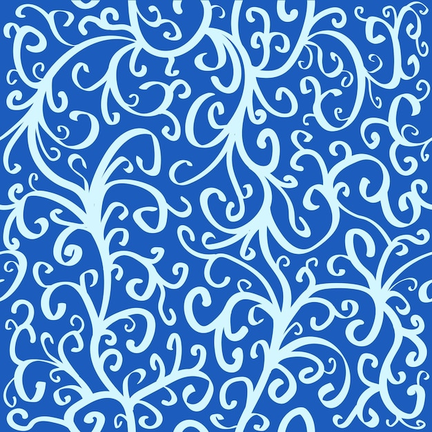 Patrón sin fisuras de batik floral abstracto