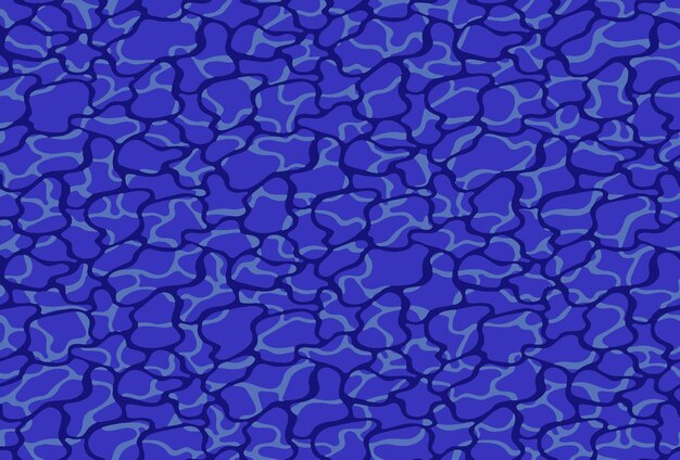 Patrón sin fisuras de camuflaje acuático abstracto