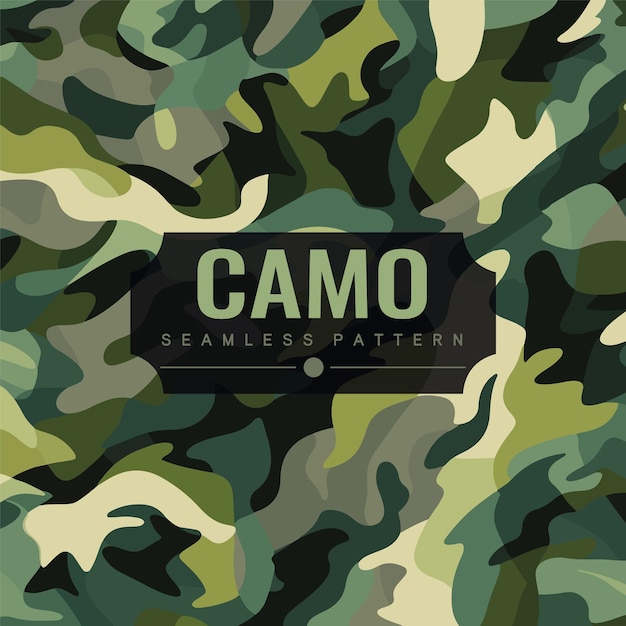 patrón sin fisuras de camuflaje militar