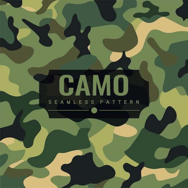 patrón sin fisuras de camuflaje militar