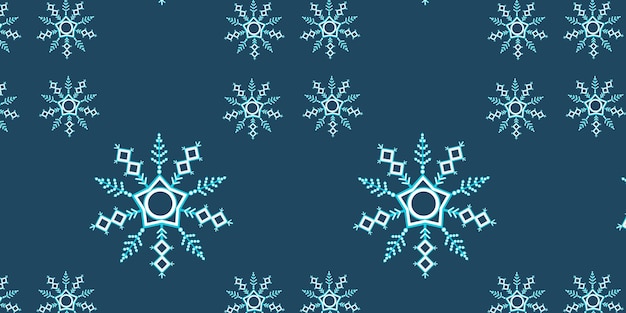Patrón sin fisuras de copo de nieve