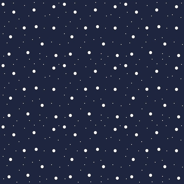 Patrón sin fisuras de los copos de nieve. Fondo de nieve cae. Ilustración vectorial