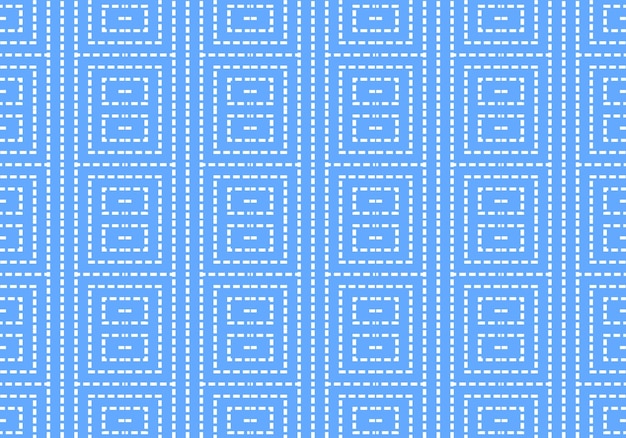 Patrón sin fisuras con cuadrados blancos y la palabra amor sobre un fondo azul.