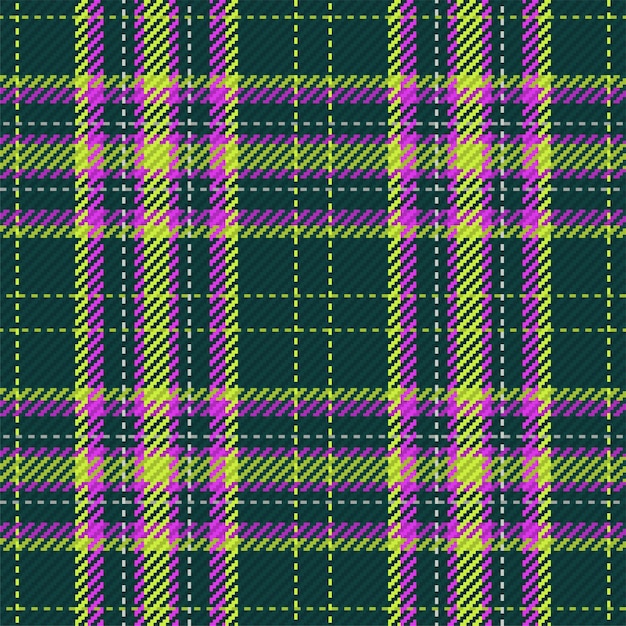 Patrón sin fisuras de cuadros escoceses de tartán escocés. Fondo repetible con textura de tela a cuadros. Impresión textil a rayas de telón de fondo de vector.