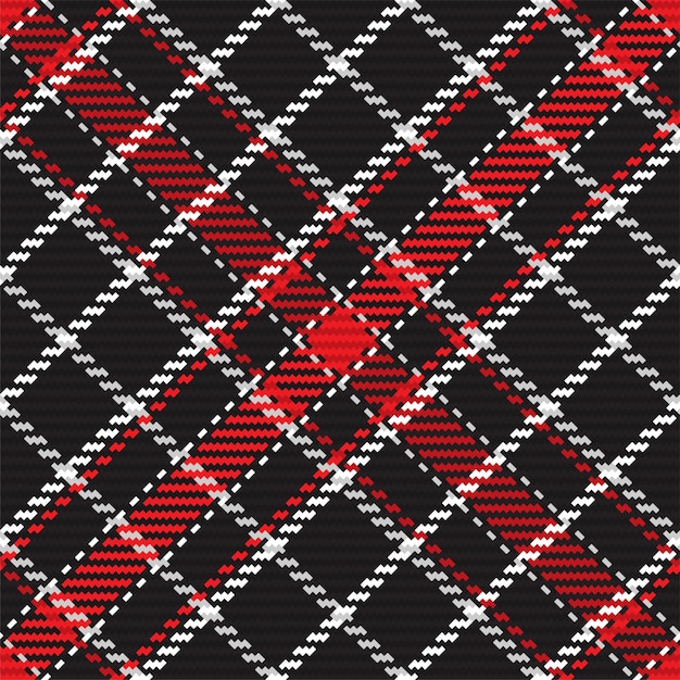 Patrón sin fisuras de cuadros escoceses de tartán escocés. Fondo repetible con textura de tela a cuadros. Impresión textil a rayas de telón de fondo de vector.