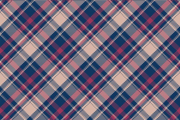 Patrón sin fisuras de cuadros escoceses de tartán escocés. Fondo repetible con textura de tela a cuadros. Impresión textil a rayas de telón de fondo de vector.