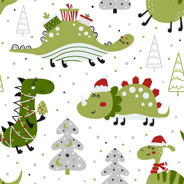 Libro: Celebrando La Navidad Con Un Dinosaurio - Libro De Colorear Para Niños por DINOSP PRESS