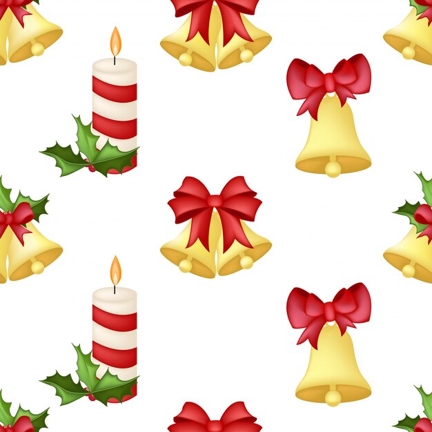 Patrón sin fisuras feliz navidad