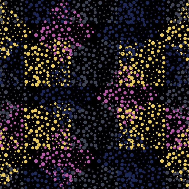 Patrón sin fisuras de flores románticas. Patrón abstracto sin fisuras.