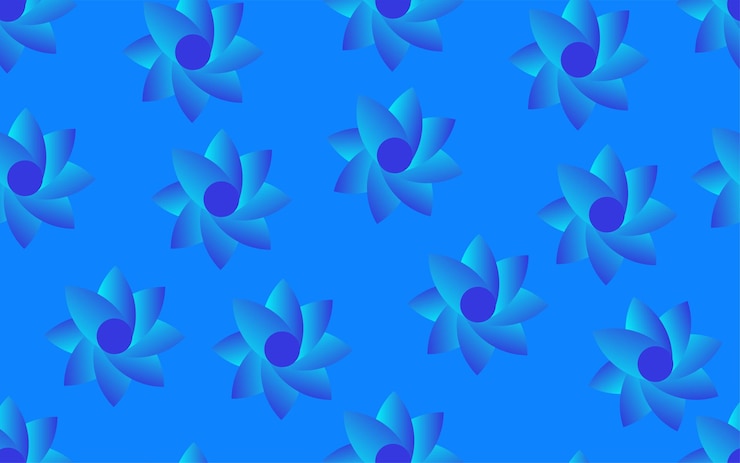 Vector patrón sin fisuras de fondo azul