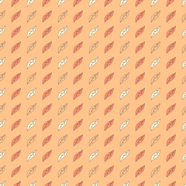 Patrón sin fisuras con un fondo rojo y amarillo.