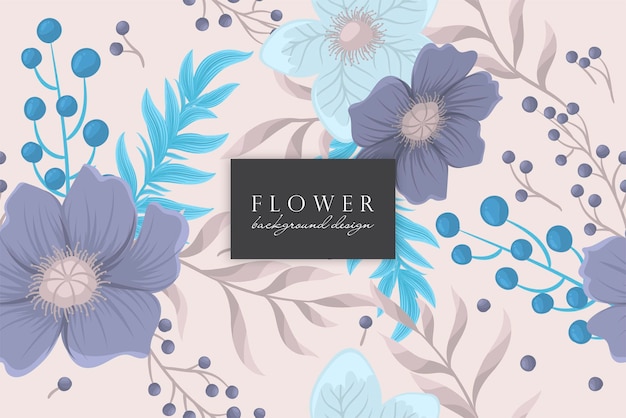 Patrón sin fisuras con formas abstractas dibujadas a mano y elementos florales