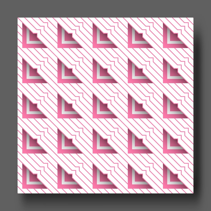 Vector patrón sin fisuras de formas geométricas plantilla de fondo lineal para fondos de pantalla cubre pancartas salvapantallas y diseño creativo