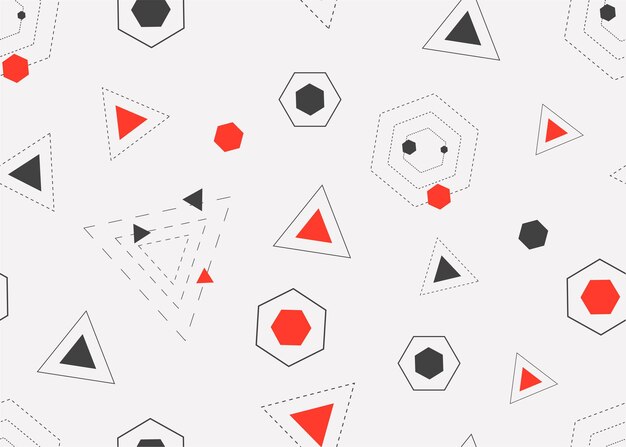 Patrón sin fisuras de formas geométricas