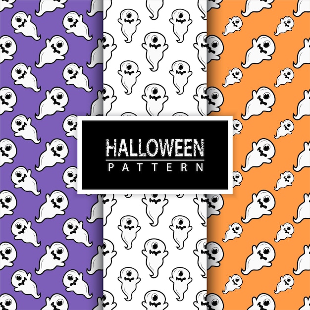 Patrón sin fisuras de Halloween.