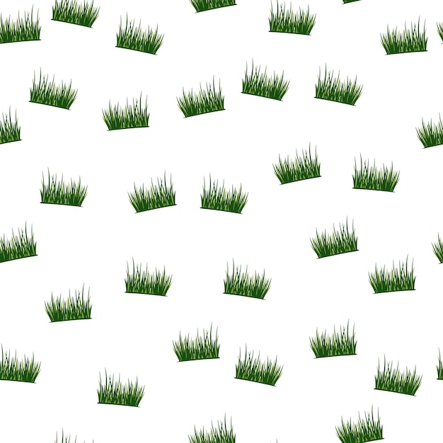 Patrón sin fisuras de hierba. Fondo de césped.