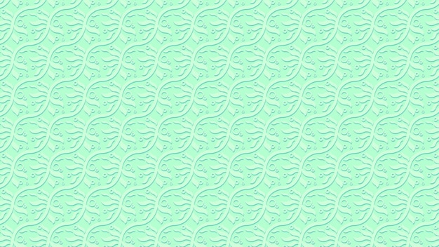 Patrón sin fisuras de hojas Fondo verde Ilustración vectorial