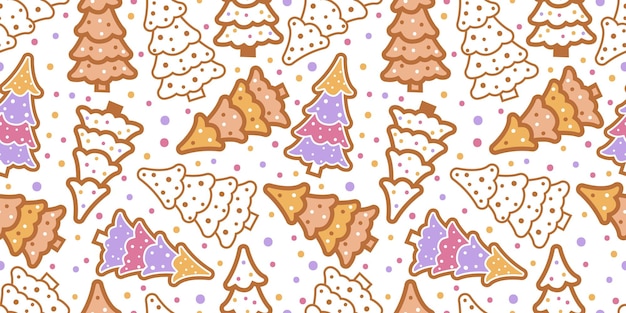 Un patrón sin fisuras de invierno y Navidad alegres