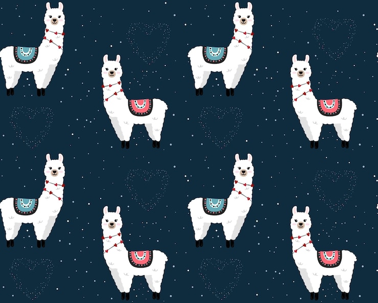 Vector patrón sin fisuras con lindas llamas sobre fondo de espacio estrellado feliz día de san valentín