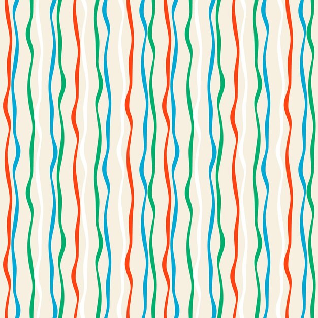 Patrón sin fisuras con líneas verticales de colores