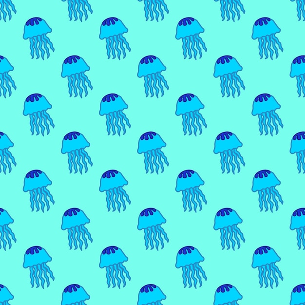 Patrón sin fisuras de medusas