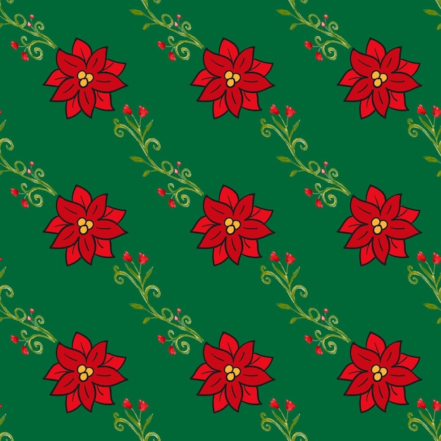 Un patrón sin fisuras de la Navidad