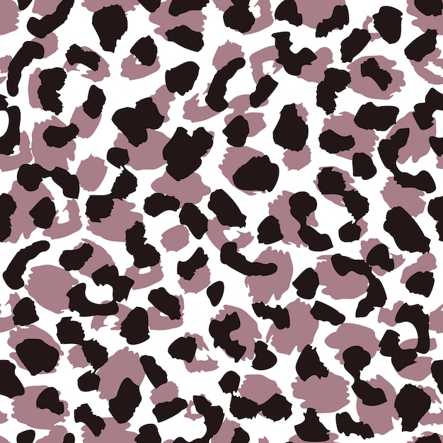 Patrón sin fisuras de piel de leopardo