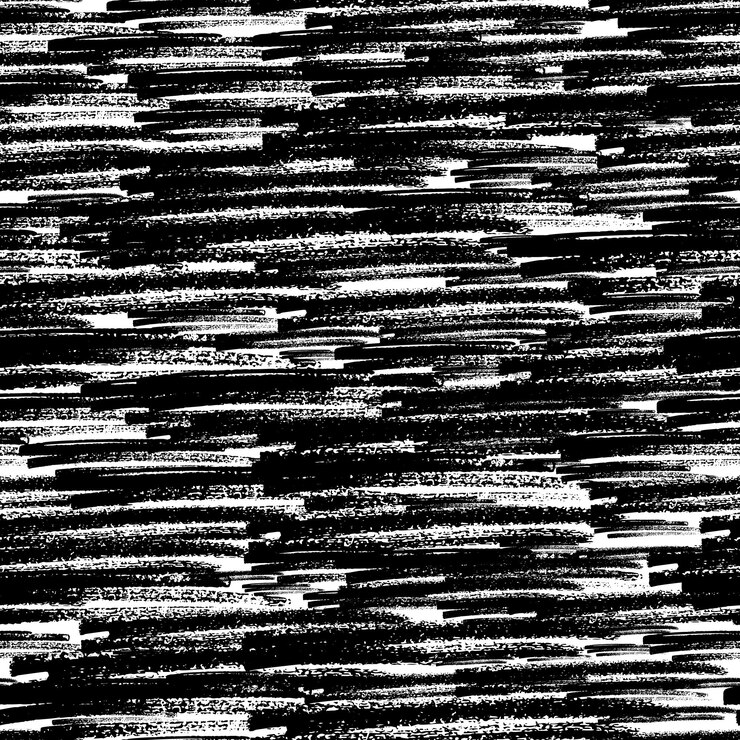 Vector patrón sin fisuras con pinceladas de lápiz negro en formas abstractas sobre fondo blanco ilustración vectorial