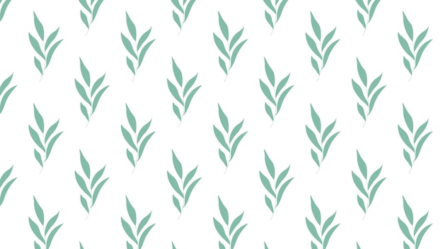 Patrón sin fisuras con plantas abstractas dibujadas a mano ilustración vectorial