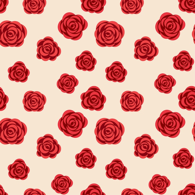 Patrón sin fisuras con rosas para papel de envolver papel tapiz u otro