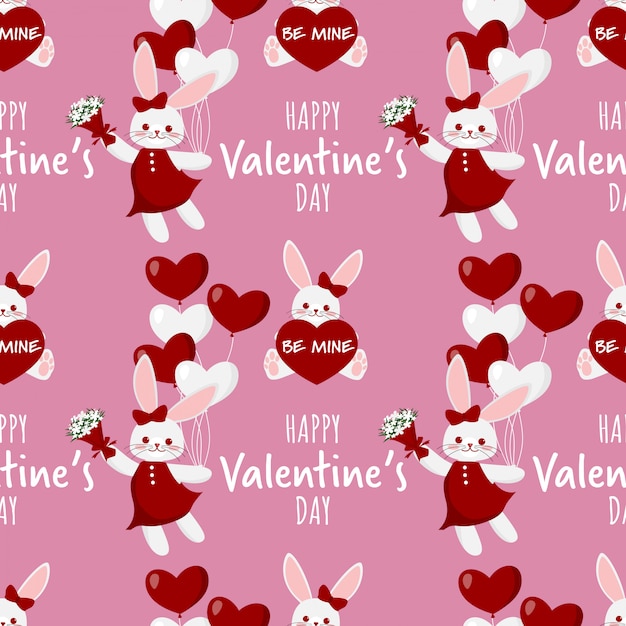 Patrón sin fisuras de San Valentín.
