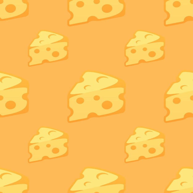 Patrón sin fisuras con trozos de queso