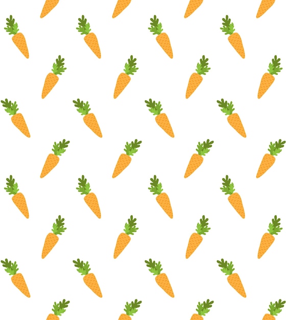 Patrón sin fisuras de zanahorias