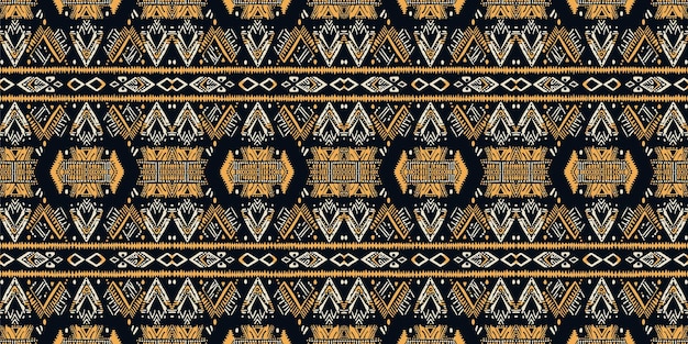 Un patrón sin fisurasgeometric tribalgeometric batik ikataztec styleethnic boho seamless pattern