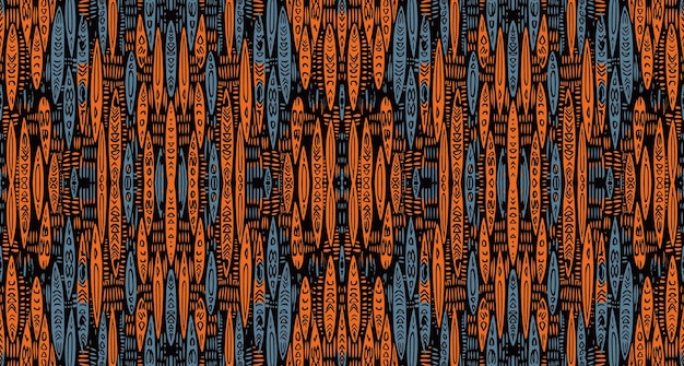 Un patrón sin fisurasgeometric tribalgeometric batik ikataztec styleethnic boho seamless pattern