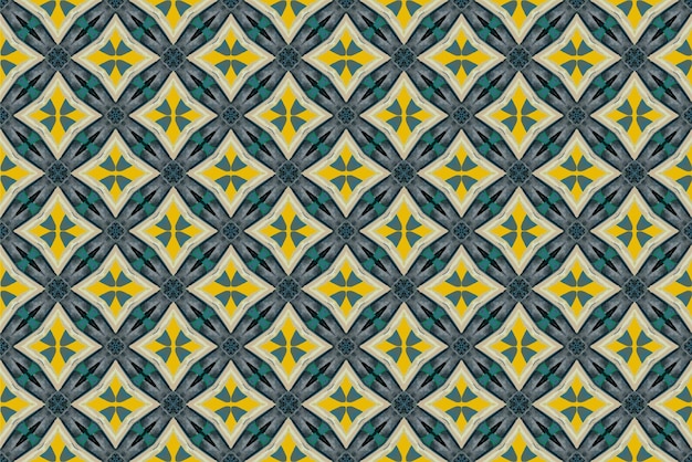 Un patrón sin fisurasgeometric tribalgeometric batik ikataztec styleethnic boho seamless pattern