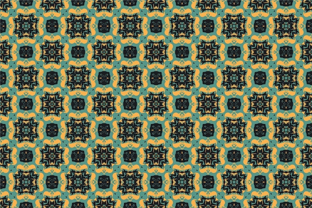 Un patrón sin fisurasgeometric tribalgeometric batik ikataztec styleethnic boho seamless pattern