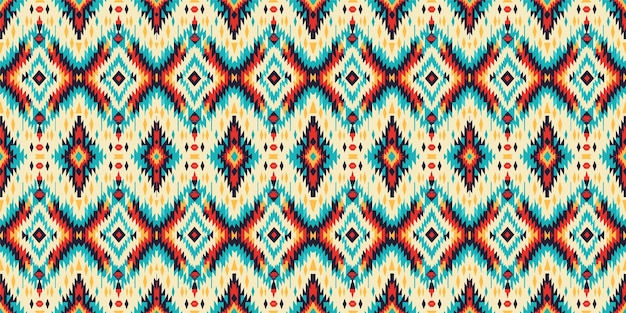Un patrón sin fisurasgeometric tribalgeometric batik ikataztec styleethnic boho seamless pattern