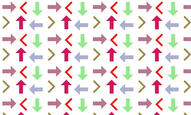 Vector patrón de flecha de dirección geométrica