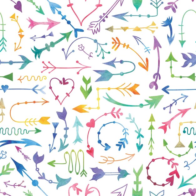Patrón de flecha tribal vectorial