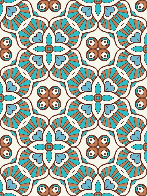 patrón de flor azul diseño de fondo sin costuras
