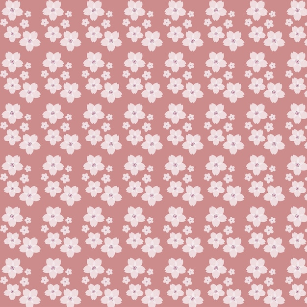 Patrón de flor del cerezo