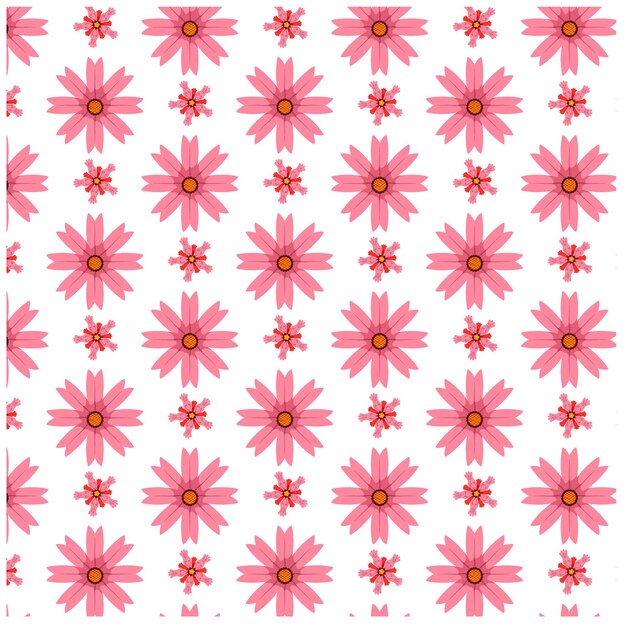 Patrón de flor rosa