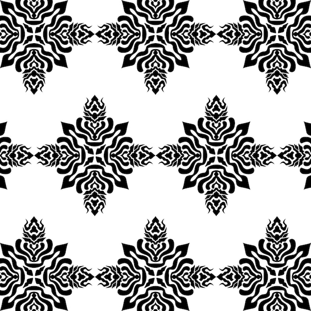 patrón floral abstracto fresco geométrico