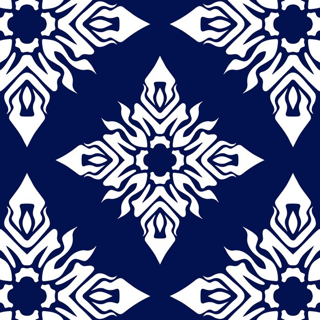 patrón floral abstracto fresco geométrico