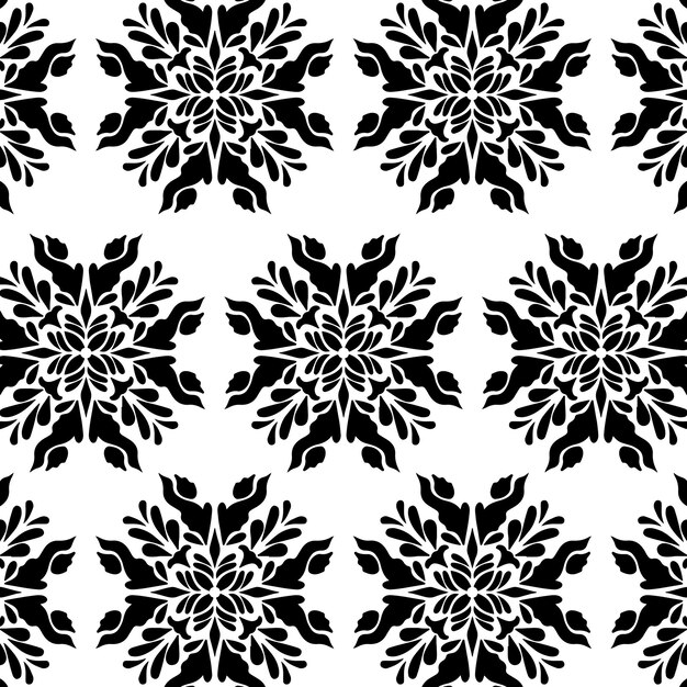 patrón floral abstracto fresco geométrico